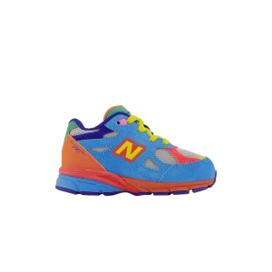 New Balance 990v3 Baskets 'Wild Style' pour tout-petits Ciel brillant/Orange vif/Jaune vif IC990DL3