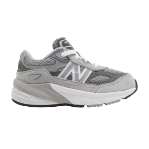 New Balance 990v6 Baskets 'Castlerock' pour tout-petits Gris/Argent IC990GL6