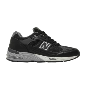 New Balance 991 Made in England 'Harris Tweed' Baskets Noir/Aimant/Perle Fumée M991DJ