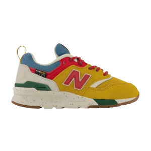 New Balance 997H Little Kid 'Varsity Gold Multi' Baskets Or/Bleu clair/Velocity Rouge PR997HJG