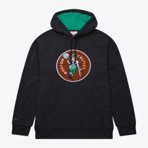 Mitchell & Ness Noir Boston Celtics Snow Washed Fleece Pull à capuche Crème 1431716