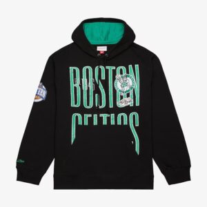 Mitchell & Ness Noir Boston Celtics Team OG Pull à capuche en polaire Crème 1502890