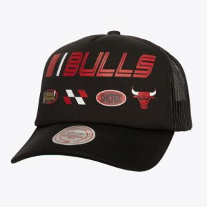 Mitchell & Ness Casquette Snapback Chicago Bulls Speedway Trucker noire noire 1589958