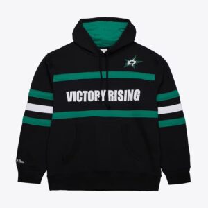 Mitchell & Ness Sweat à capuche en polaire noir Dallas Stars Head Coach Noir 1378201