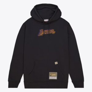 Mitchell & Ness Sweat à capuche noir Los Angeles Lakers Golden Hour Glaze Blanc 1502755