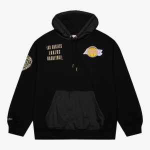 Mitchell & Ness Noir Los Angeles Lakers Team OG 2.0 Vintage Logo Polaire Pull à capuche Vert 1380327