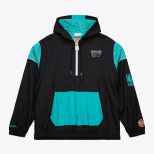 Mitchell & Ness Veste noire à quart de zip Memphis Grizzlies Team OG 3.0 Anorak Noir 1588667