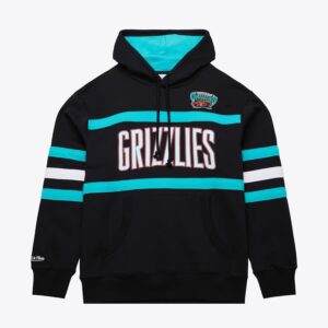 Mitchell & Ness Noir Memphis Grizzlies Vintage Logo Head Coach Pull à capuche en polaire Noir 1378990