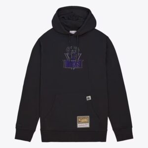 Mitchell & Ness Sweat à capuche noir Milwaukee Bucks Golden Hour Glaze Noir 1551244