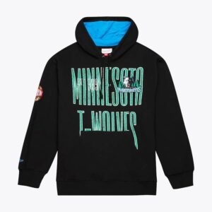 Mitchell & Ness Sweat à capuche en polaire noir Minnesota Timberwolves Team OG Noir 1528862