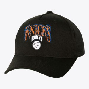 Mitchell & Ness Noir New York Knicks SUGA x NBA Glitch Snapback Chapeau Noir 1590071