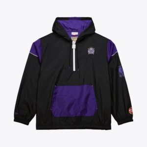 Mitchell & Ness Sacramento Kings Team OG 3.0 Anorak Quarter-Zip Veste noire Noir 1576950
