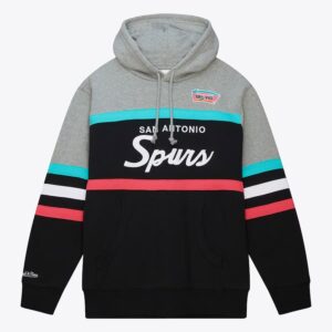 Mitchell & Ness Noir San Antonio Spurs Head Coach Pull à capuche Noir 1550824