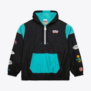 Mitchell & Ness Noir San Antonio Spurs Team OG 3.0 Anorak Quarter-Zip Veste Noir 1588733