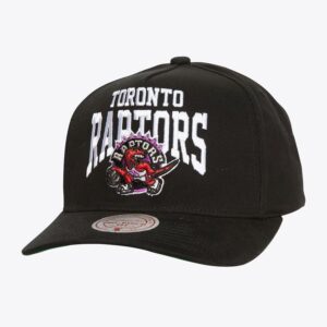 Mitchell & Ness Noir Toronto Raptors Hardwood Classics Big Time Pro Snapback Chapeau Noir 1589656