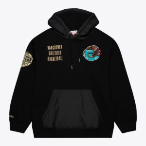 Mitchell & Ness Noir Vancouver Grizzlies Team OG 2.0 Vintage Logo Sweat à capuche en polaire Noir 1431548