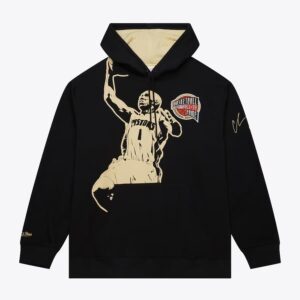 Mitchell & Ness Chauncey Billups Black Gold Hall of Fame Premium Sweat à capuche en polaire Noir 1577258