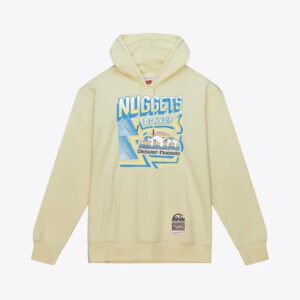 Mitchell & Ness crème Denver Nuggets trottoir croquis pull à capuche Tang 1431803