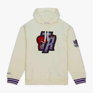 Mitchell & Ness Crème Toronto Raptors Rétro Chainstitch Heavyweight Pull à capuche Crème 1577117
