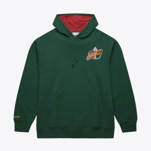 Mitchell & Ness Gary Payton vert Seattle SuperSonics nom et numéro sweat à capuche en polaire vert 1577299