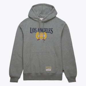 Mitchell & Ness Sweat à capuche gris Los Angeles Lakers Collegiate Gris 1577013