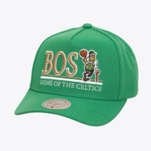 Casquette de baseball Mitchell & Ness vert Boston Celtics Home Of Pro Pinch Fit Snapback Hat vert 1589936
