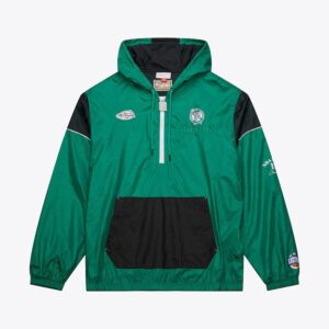 Mitchell & Ness Kelly Green Boston Celtics Team OG 3.0 Anorak Quarter-Zip Jacket Vert 1588774