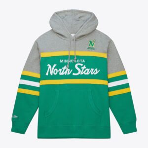 Mitchell & Ness Kelly Green Minnesota North Stars Head Coach Pull à capuche Vert 1378332