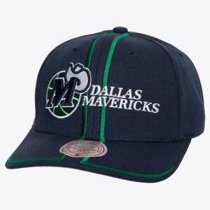 Mitchell & Ness Navy Dallas Mavericks Hardwood Classics 1998 Draft Pro Casquette réglable Bleu 1590129