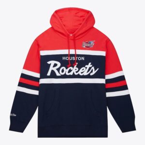 Mitchell & Ness Navy Houston Rockets Head Coach Pull à capuche Bleu foncé 1550799
