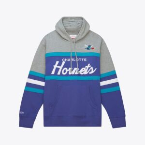 Mitchell & Ness Violet Charlotte Hornets Head Coach Pull à capuche Violet 1550787
