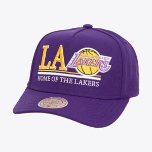 Casquette de baseball Mitchell & Ness Violet Los Angeles Lakers Home Of Pro Pinch Fit Snapback Hat Violet 1589940