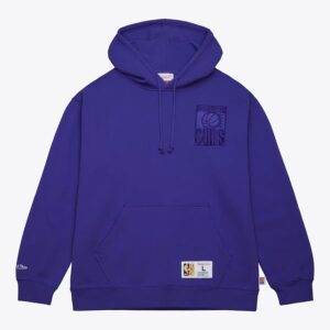 Mitchell & Ness Purple Phoenix Suns Tonal Logo Sweat à capuche en molleton épais Violet 1551161