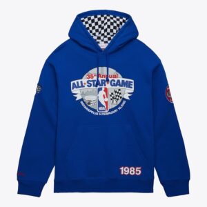 Mitchell & Ness Royal 1985 NBA All-Star Game City Edition Sweat à capuche en polaire Noir 1432333