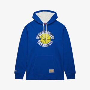 Mitchell & Ness Royal Golden State Warriors Vintage Logo thermique léger pull à capuche bleu 1551018