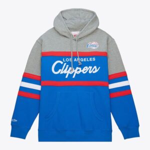 Mitchell & Ness Royal LA Clippers Head Coach Pull à capuche Bleu 1379241