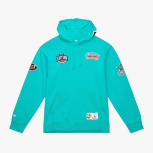 Mitchell & Ness Turquoise San Antonio Spurs City Collection Sweat à capuche en polaire noir 1551339