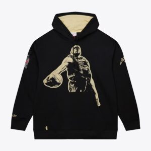 Mitchell & Ness Vince Carter Black Gold Hall of Fame Premium Sweat à capuche en polaire Noir 1577236