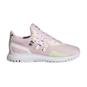 Adidas Flex J 'Flowers - Clear Pink' Baskets Rose clair/Blanc nuage/Presque citron vert GZ3597