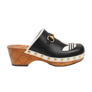 Adidas x Gucci Wmns GG Clog 'Noir' Baskets Noir 702218 DTNP0 1060