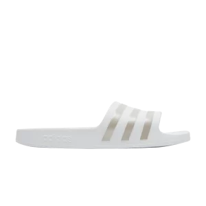 adidas Adilette Aqua Slides 'White Platinum Metallic' Blanc nuage/Platine métallisé/Blanc nuage EF1730