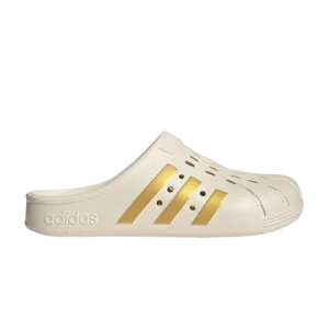 adidas Adilette Clog 'Wonder White Gold Metallic' Baskets Miracle Blanc/Or Métallisé/Miracle Blanc GY1827