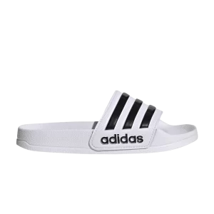 adidas Adilette Shower Slide J 'White Black' Nuage blanc/Couleur noir/Couleur noir HP7606
