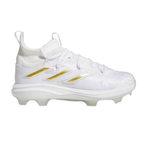 adidas Adizero Afterburner NWV J 'White Gold Metallic' Blanc Nuage/Or Métallique/Blanc Nuage HP5497