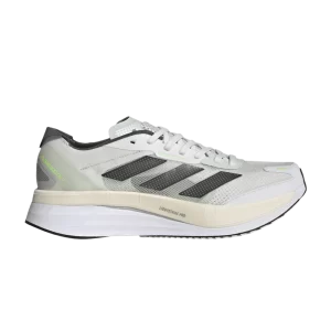 Baskets adidas Adizero Boston 11 'Crystal White Night Metallic' Blanc cristal/Nuit métallisé/Vert lin GY8407