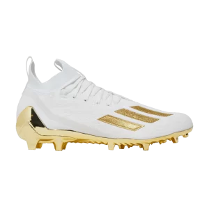 Baskets adidas Adizero Cleats Primeknit 'White Gold Metallic' Blanc nuage/Or métallique/Blanc nuage GX5100