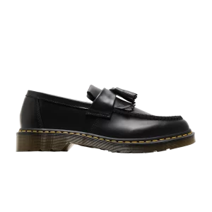 Baskets Dr. Martens Adrian Yellow Stitch Leather Tassel Loafer 'Noir' Noir 22209001