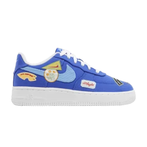 Nike Air Force 1 '07 GS 'Patched Up - Los Angeles' Bleu clair/Bleu université/Blanc DX2308 400