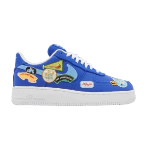 Nike Air Force 1 '07 'Patched Up - Los Angeles' Bleu clair/Bleu université/Blanc DX2304 400