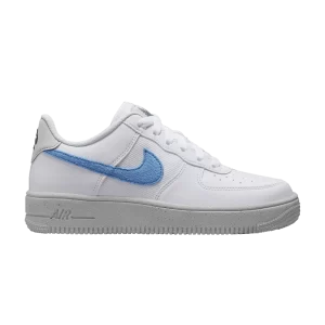 Nike Air Force 1 Crater GS 'White Chlorophyll' Blanc/Chlorophylle/Light Bone/University Bleu DV3485 100